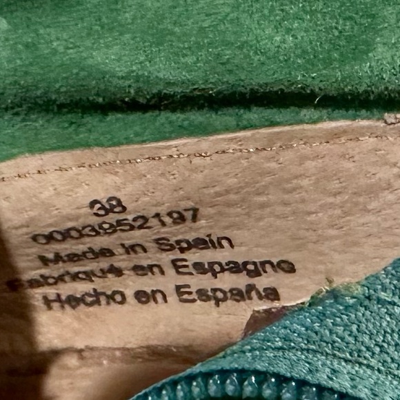 Free People Gigi Green Suede Ankle Boot - Picture 6 of 7